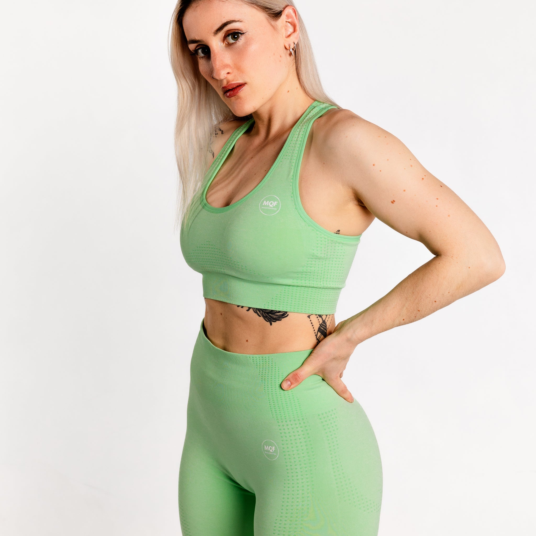 Sports bras - MQF fitness clothing - Mint