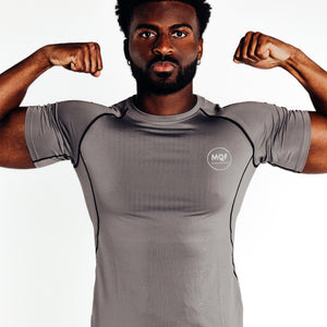 Fitness T-shirt - Sportswear - MQF Gray