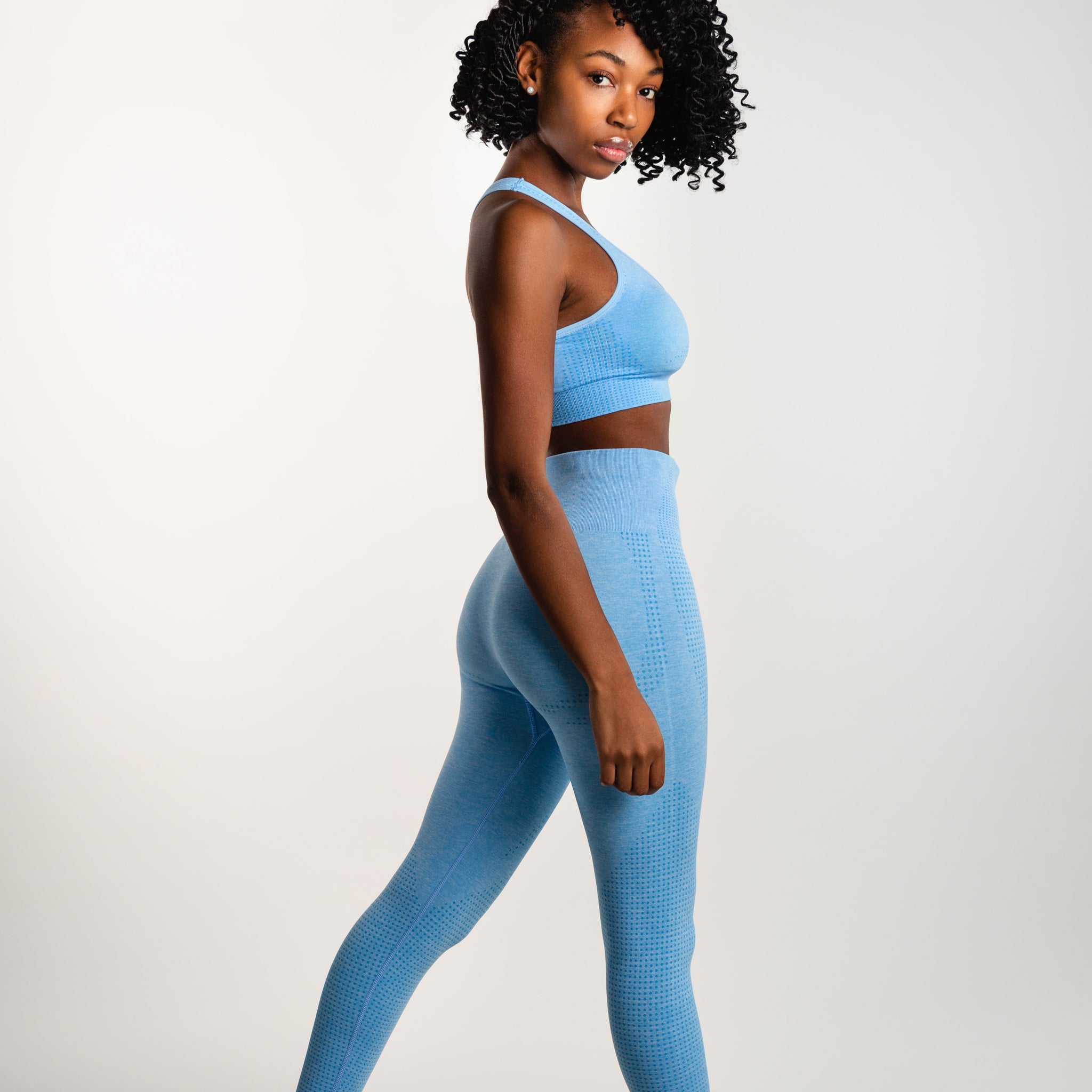 Sport Leggings - MQF Fitness Clothing - Blue