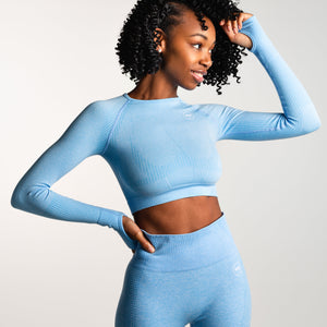 Sport Crop Top - MQF Fitness Clothing - Blue