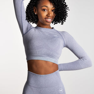 Sport Crop Top - MQF Fitness Clothing - Gray
